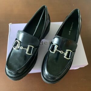 Madden Girl black loafers size 8